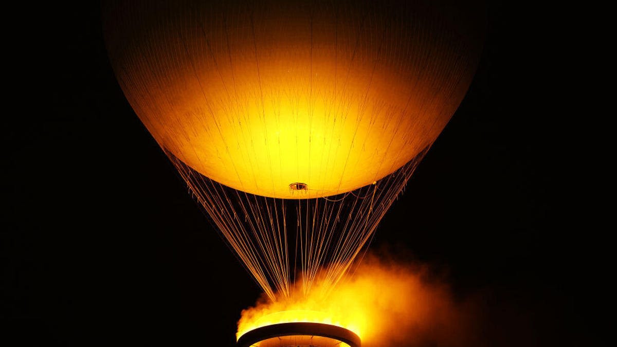 Is the Olympic Cauldron Flying With a Hot-Air Balloon? Here's Everything We Know