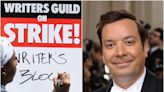 Jimmy Fallon accused of skipping Tonight Show pay meeting as writers’ strike gets underway