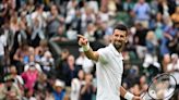 Novak Djokovic wins his first match at Wimbledon with a sleeve on his surgically repaired knee