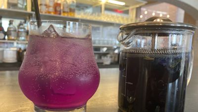 Color-changing mocktail at Miss Kim in Ann Arbor is magic you can drink