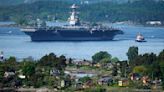 Carrier Ford arrives in NATO member Norway, to take part in drills