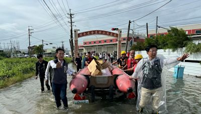 還在淹！林俊憲PO麻豆災況 曝原因：地處低窪大水往此集中