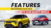 10 Features Mahindra XUV 3XO Gets Over Maruti Suzuki Brezza - ZigWheels