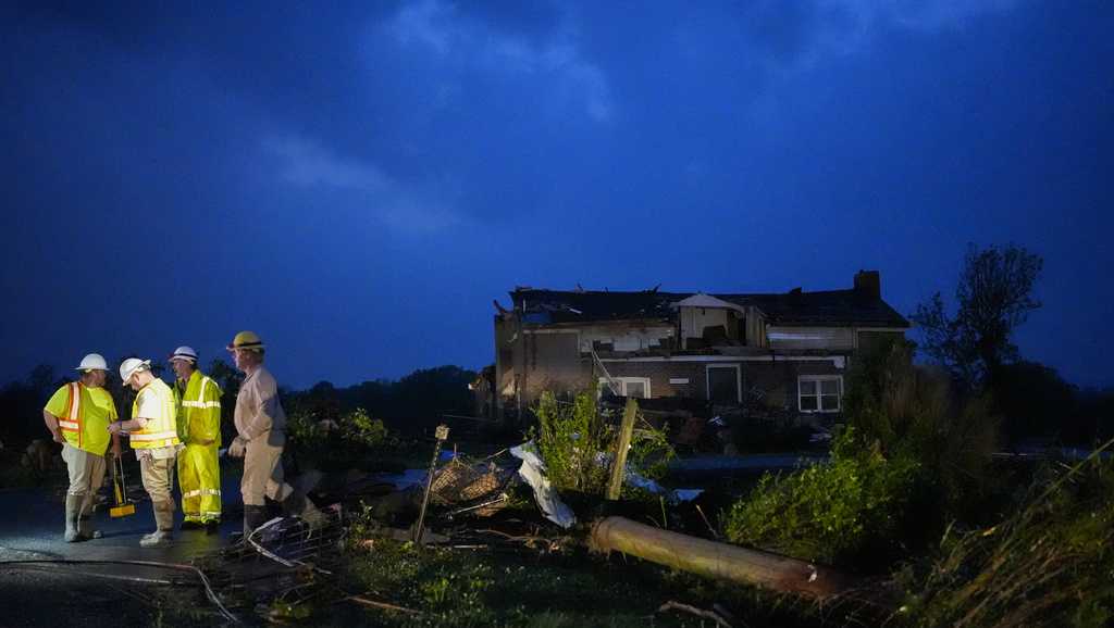 Tornadoes tear through southeast as storms leave 3 dead