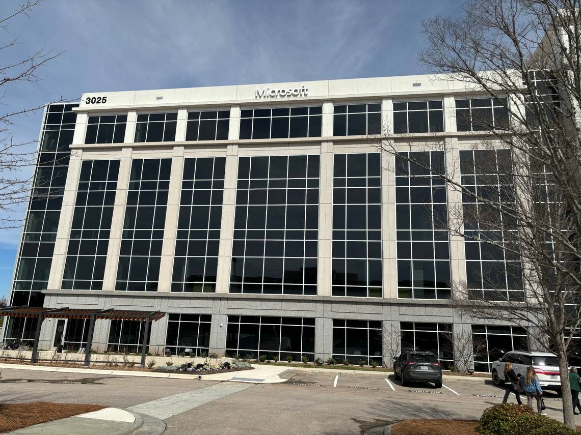 Microsoft leaves office space in Morrisville as company moves to consolidate leases