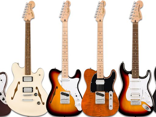 “Quintessential tone for today’s aspiring guitar hero”: Squier unveils new Affinity Series models