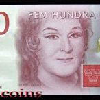 【Louis Coins】B1290 SWEDEN 2016瑞典紙幣 500 Kronor