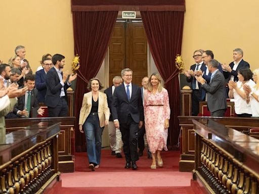 Feijóo se queja de que Sánchez tenga tiempo para verse con Aragonés y Pradales pero no con los presidentes del PP