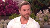 Derek Hough says it was 'kind of crazy' to win Emmy while wife was recovering from surgery