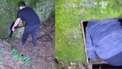 Watch: On Walk In Forest, Man Discovers A Hidden Underground Tunnel - News18