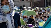 Columbia student protesters defy deadline to leave campus