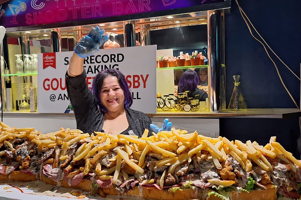 This nearly 10-foot Gatsby sub is made by a South African restaurant with a taste for the supersized