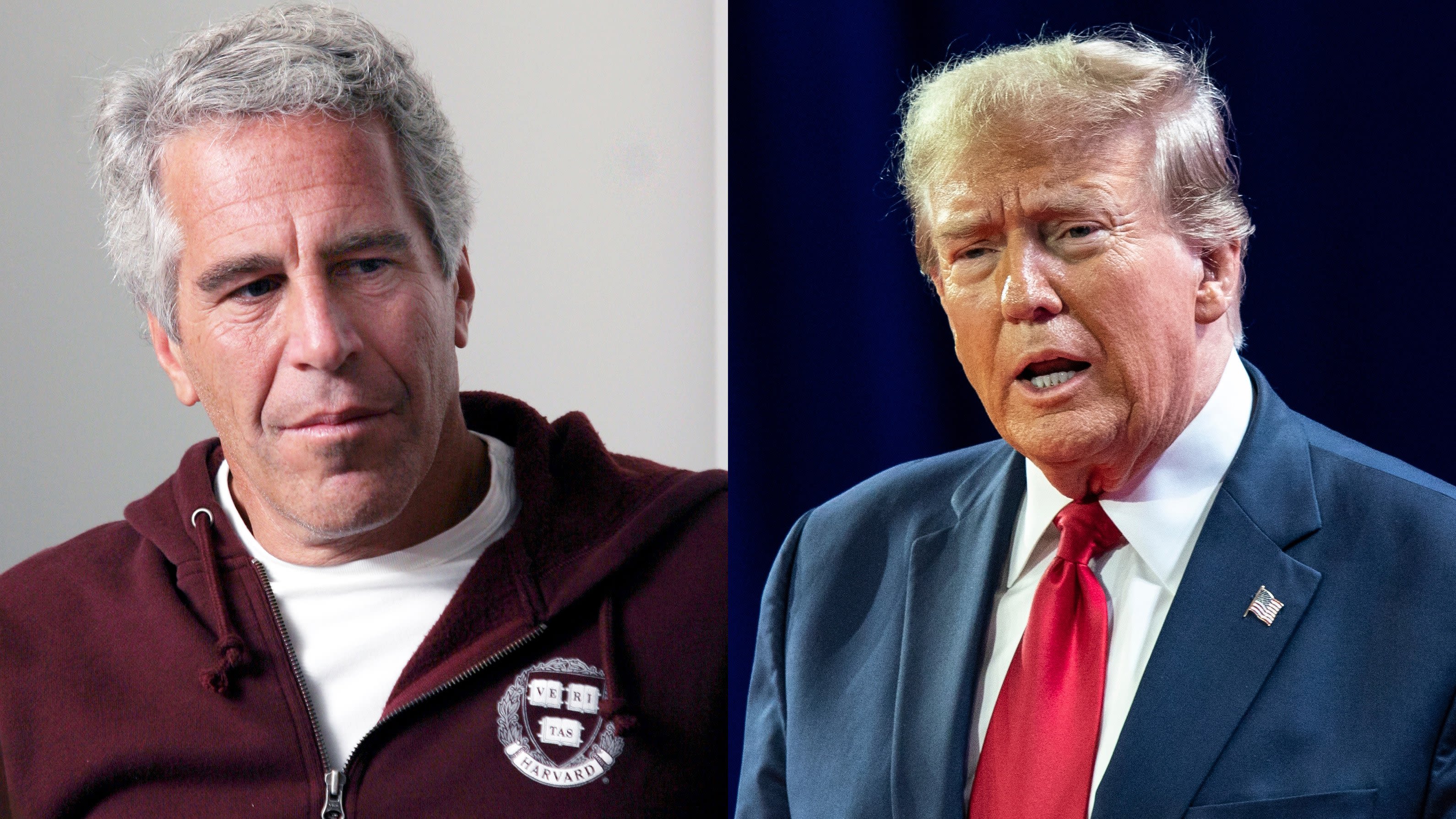 Watch Trump SWEAT when asked if he'd declassify Jeffrey Epstein documents in viral video