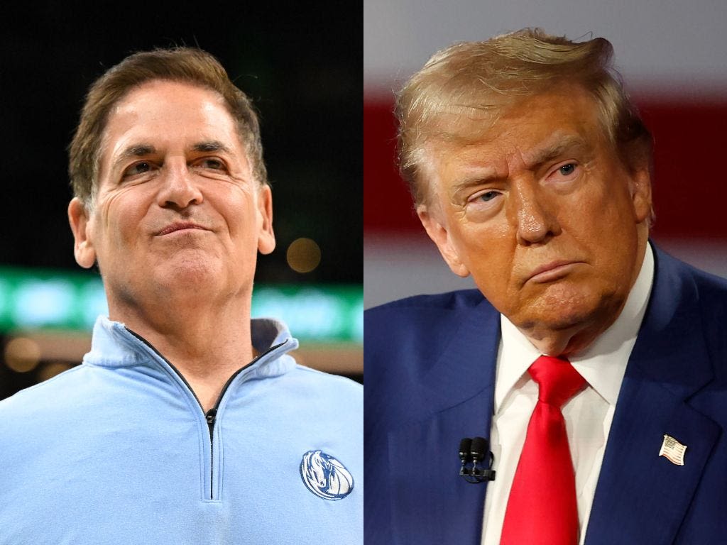 Mark Cuban says he doesn't hate Donald Trump — he just thinks the man was and will be a 'lousy president'