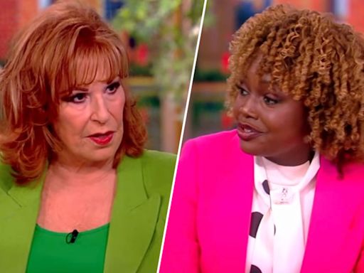 ‘The View’s Joy Behar Asks Karine Jean-Pierre If Joe Biden Felt Betrayed By George Clooney & Democrats Asking...