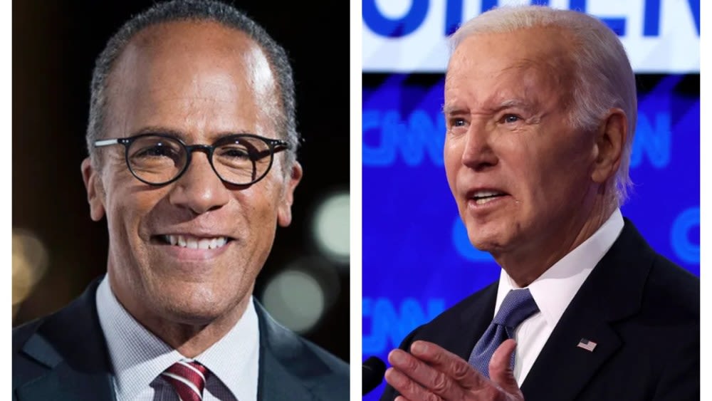 How to Watch President Biden’s NBC Interview With Lester Holt