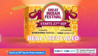 Amazon Great Indian Festival Sale 2024 begins for Prime members at 12 tonight | Early deals revealed across categories