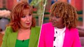 ‘The View’s Joy Behar Asks Karine Jean-Pierre If Joe Biden Felt Betrayed By George Clooney & Democrats Asking...