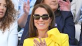 Kate Middleton Glows in Yellow at the Wimbledon Women's Finals