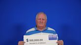 Ontario man wins six-figure lottery with a 'free ticket'