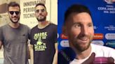Diego Leuco y Nico Occhiato le dieron un regalo a Messi y el jugador tuvo una reacción que los descolocó