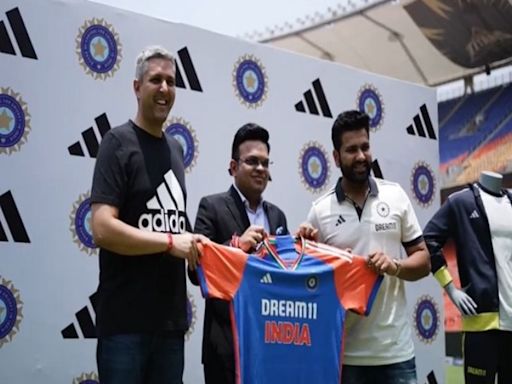 BCCI Shares Rohit Sharma And Jay Shah's Video Holding India's World Cup New Colours Jersey