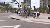 Protesters rally for abortion rights at Orlando City Hall