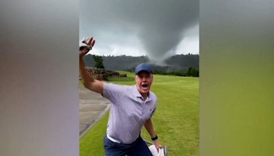 'It's coming right for us': Video shows golfers scramble as tornado bears down in Missouri