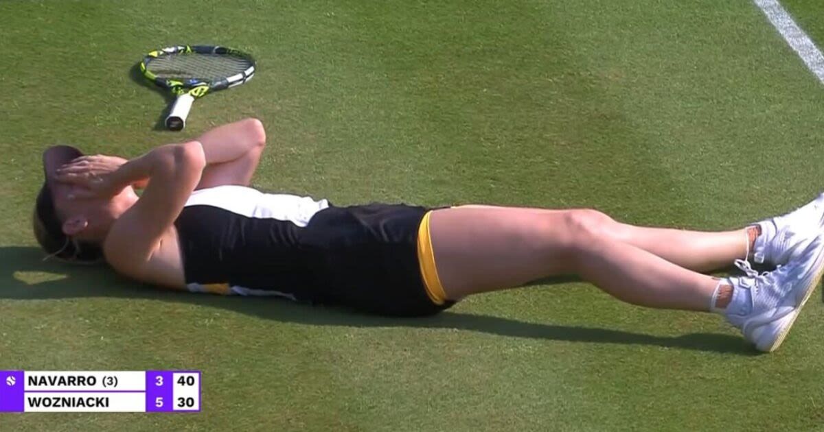 Caroline Wozniacki suffers nasty fall and forced to retire in Wimbledon worry