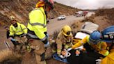 A lonely desert fire station, the only lifeline for millions of Vegas travelers