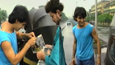 When Aamir Khan promoted Qayamat Se Qayamat Tak by sticking posters on Mumbai auto-rickshaws, watch video