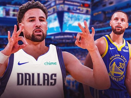 Klay Thompson's 2-word reaction to wild Mavs-Warriors preview