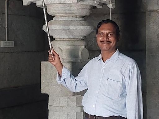 Sanskrit inscriptions at Penukonda temple reveal the journey of Sage Agastya from North to South India, says Gorantla historian