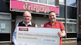 The Tele donates to Children in Poverty Inverclyde in its 10th anniversary year