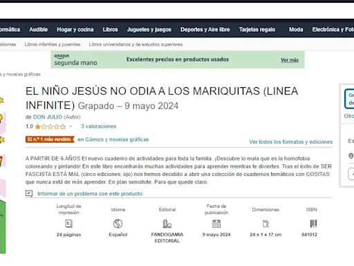 Libro español que muestra a Jesús con dibujos sexuales es satírico y para adultos, no para niños