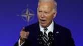 Ukraine will stop Putin, Biden tells NATO in forceful speech