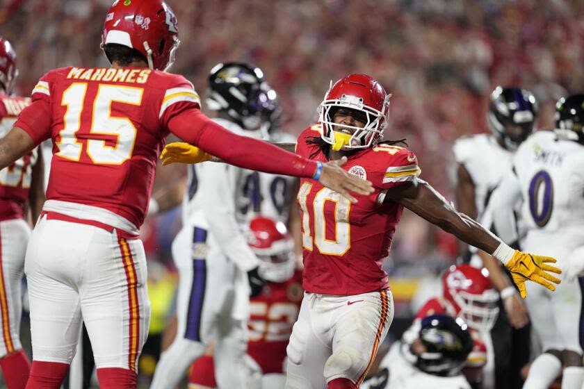 Patrick Mahomes and Chiefs edge Ravens by a toe to win NFL season opener