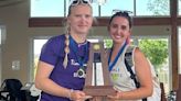 Goldendale's Jeslyn Berry and Taryn Rising win 2B/1B state doubles championship