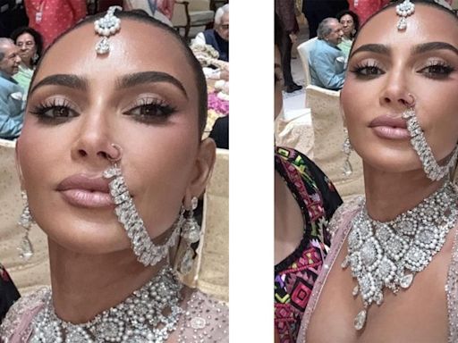 Kim Kardashian aposta em joias de diamante para casamento de Anant Ambani