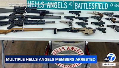 Entire Bakersfield chapter of Hells Angels arrested in multi-agency investigation