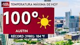 Austin registra temperaturas de 100° F por primera vez en el 2024