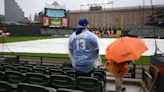 Patient fans wait out 5-hour rain delay for Royals vs. Orioles