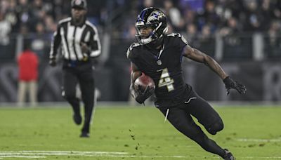 WATCH: Ravens WR Say Flowers Shows Off Fancy Footwork