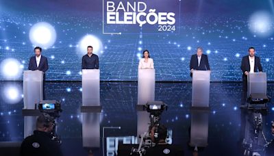 Debate na Band: candidatos à Prefeitura de São Paulo se reúnem para primeiro encontro na TV