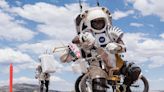Nasa tests Moon landing spacesuits in desert
