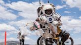 Nasa tests moon landing spacesuits in desert