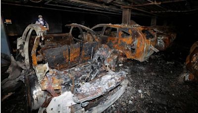 仁川電動車自燃毀140多輛汽車 「中國電池」成爆炸主因？