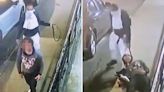 Horrifying video shows masked fiend choke woman with belt on NYC street, drag body between cars to rape her