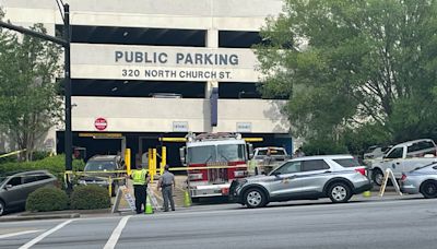 LIVE: Crews responding after parking employee hit by car in downtown Greenville parking garage