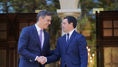 Sánchez se reúne por primera vez con el nuevo lehendakari en una visita a Ajuria Enea cargada de simbolismo